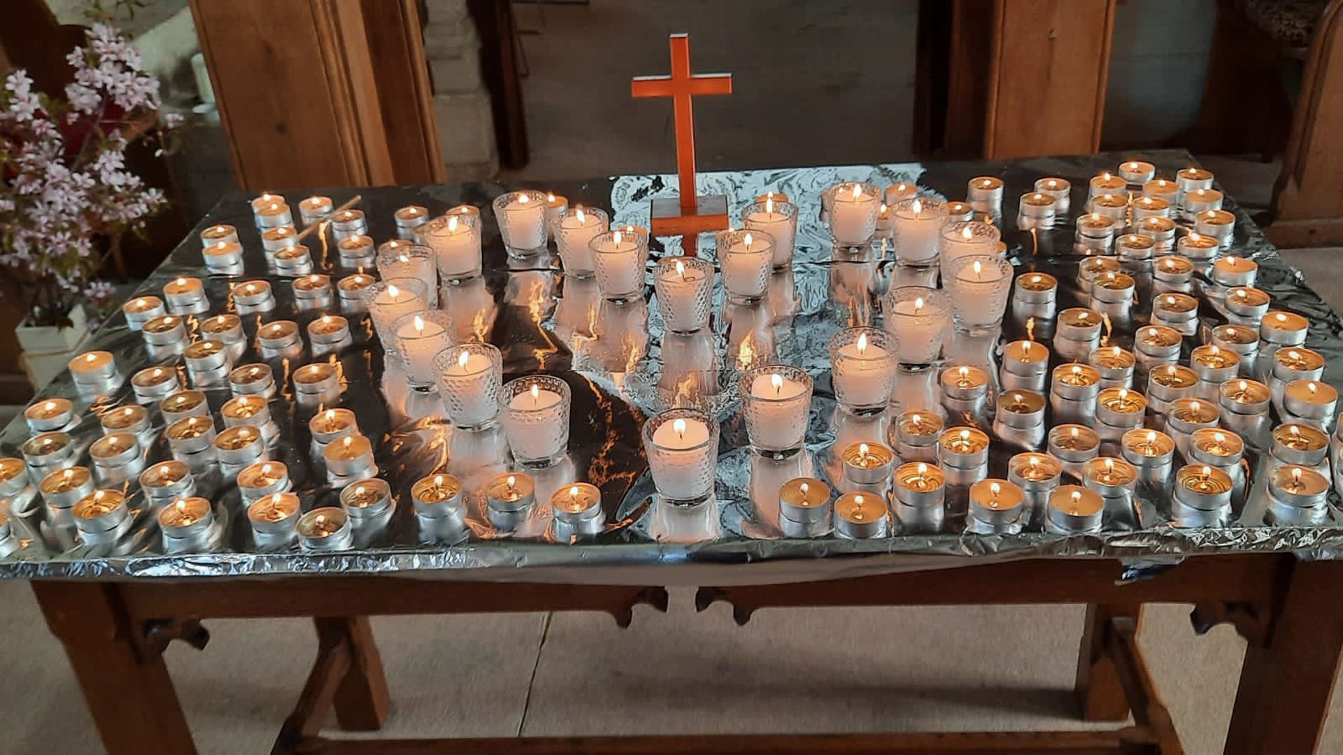 Altar Candles Close Up